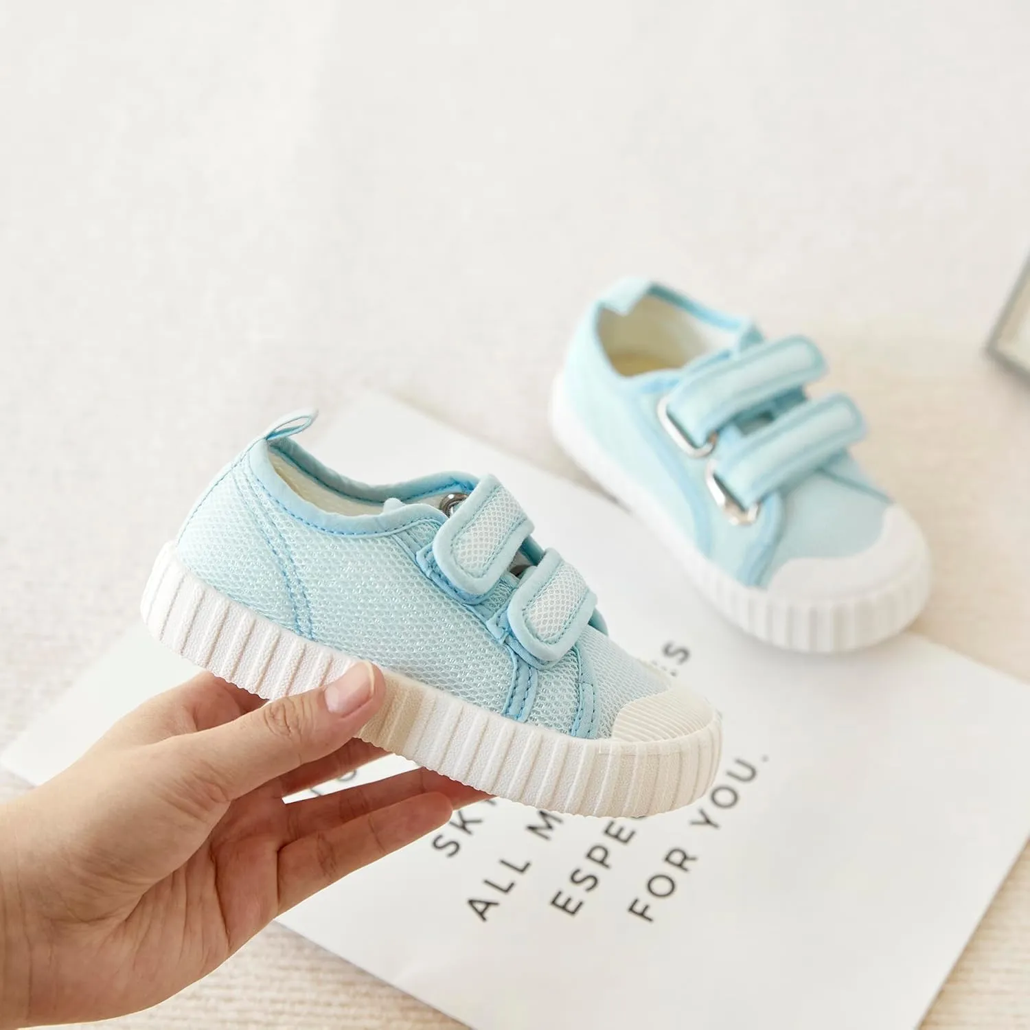ESTINE Toddler/Little Kid Girls Boys Unisex Lightweight Casual Sports Sneakers Athletic Shoes for Running Walking