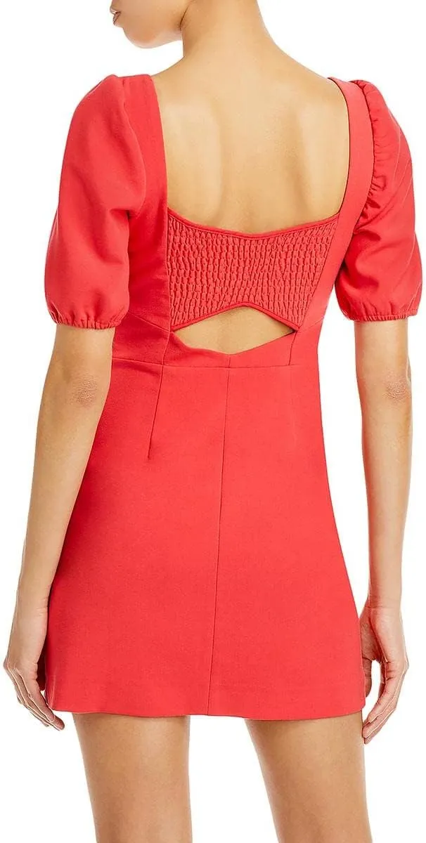 French Connection Womens Whisper Mini Cut Out Bodycon Dress