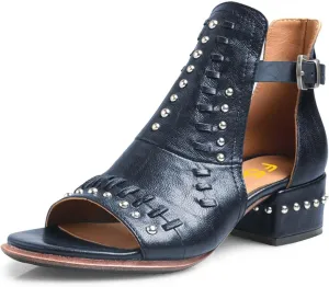FSJ Women Peep Open Toe Boot Cut Out Buckle Ankle Bootie Comfortable Stacked Block Low Heeled Sandal Shoes Size 4-15 US