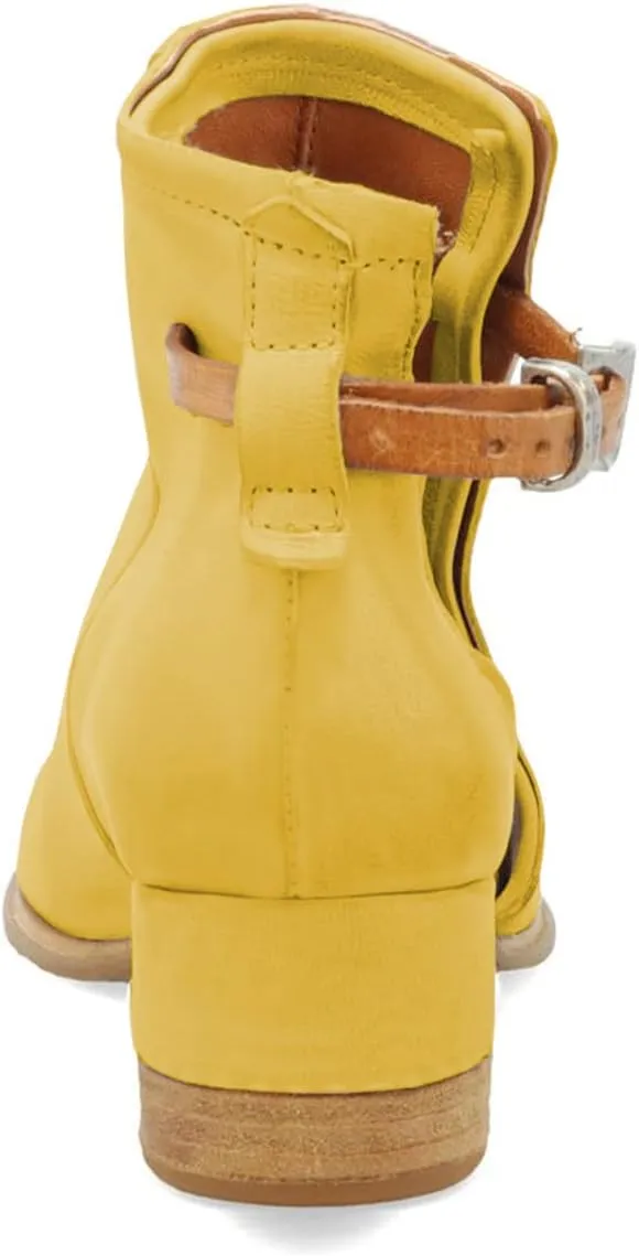 FSJ Women Peep Open Toe Sandals Boot Cut Out Buckle Ankle Bootie Comfortable Stacked Block Low Heeled Summer Sandal Shoes Size 4-15 M US