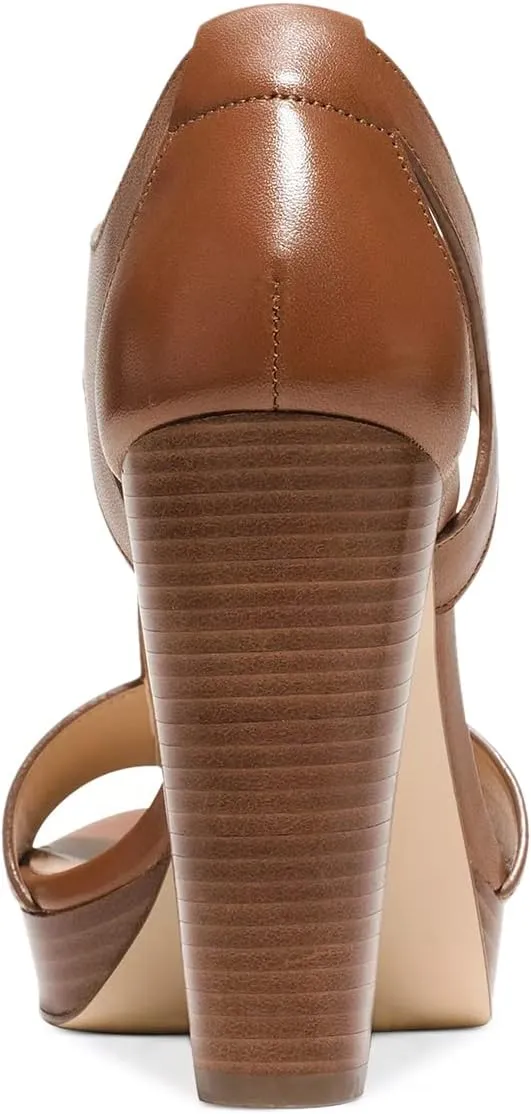 FSJ Women Peep Open Toe T-Strap Front Zipper Chunky Stacked High Heel Sandal Booties Platform Pumps Shoes Size 4-15 US