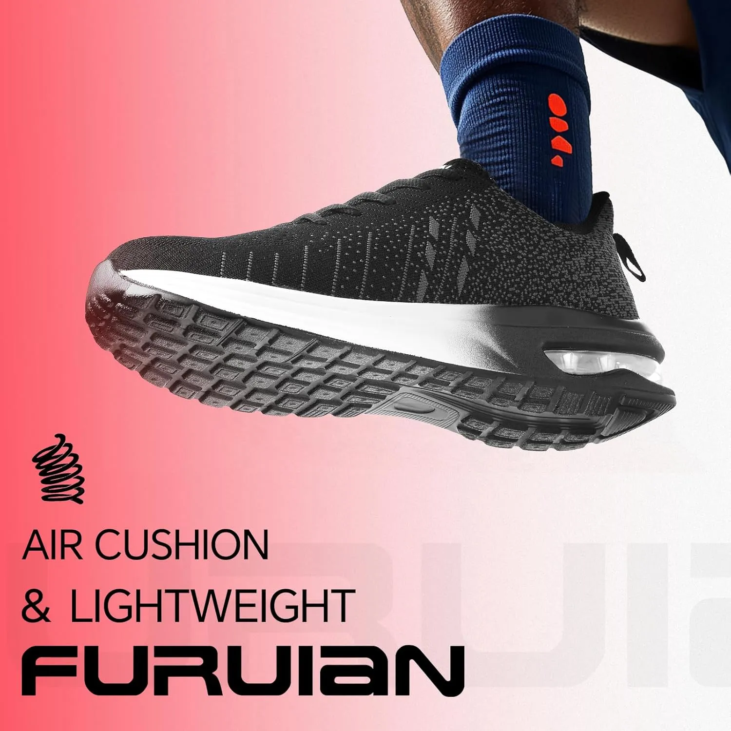 Furuian Steel Toe Shoes for Men Women with Air Cushion Safety Shoes Lightweight Composite Toe Shoes Non Slip Steel Toe Sneakers Indestructible Work Shoes