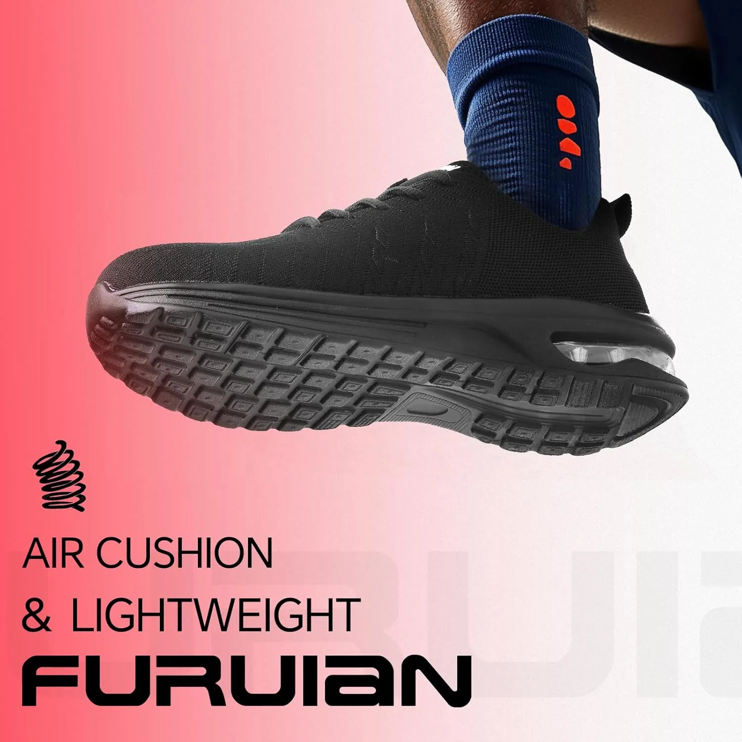 Furuian Steel Toe Shoes for Men Women with Air Cushion Safety Shoes Lightweight Composite Toe Shoes Non Slip Steel Toe Sneakers Indestructible Work Shoes
