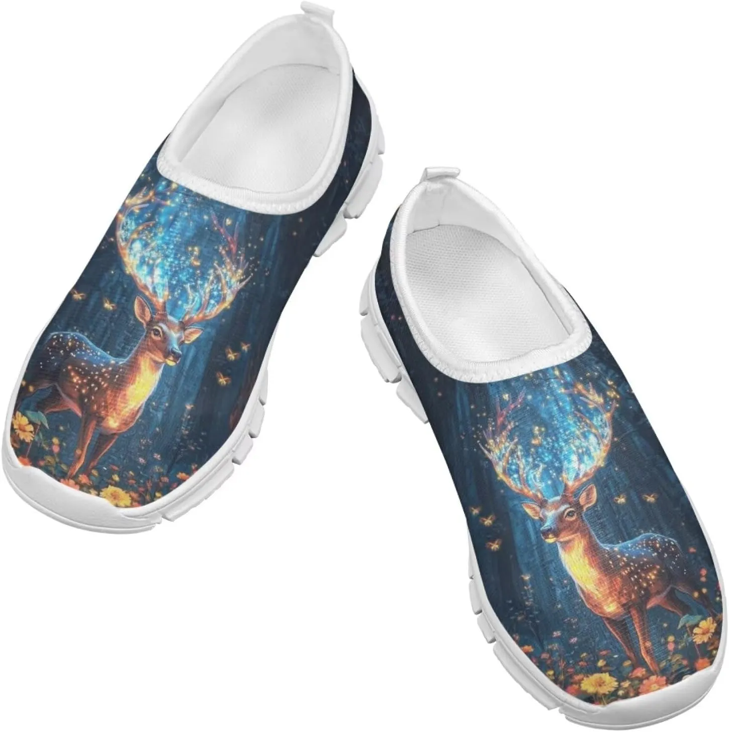Girls Slip On Shoes Cute Sneakers Casual Kids Running Tennis Shoes