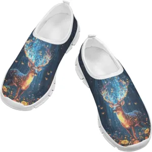 Girls Slip On Shoes Cute Sneakers Casual Kids Running Tennis Shoes