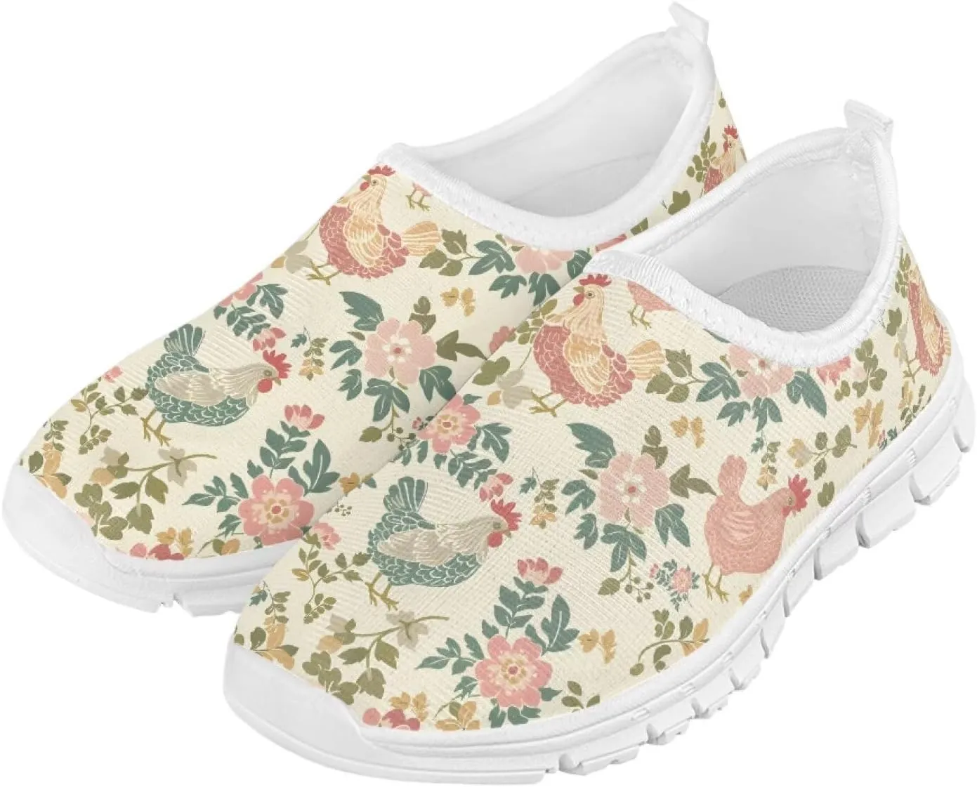 Girls Slip On Shoes Cute Sneakers Casual Kids Running Tennis Shoes