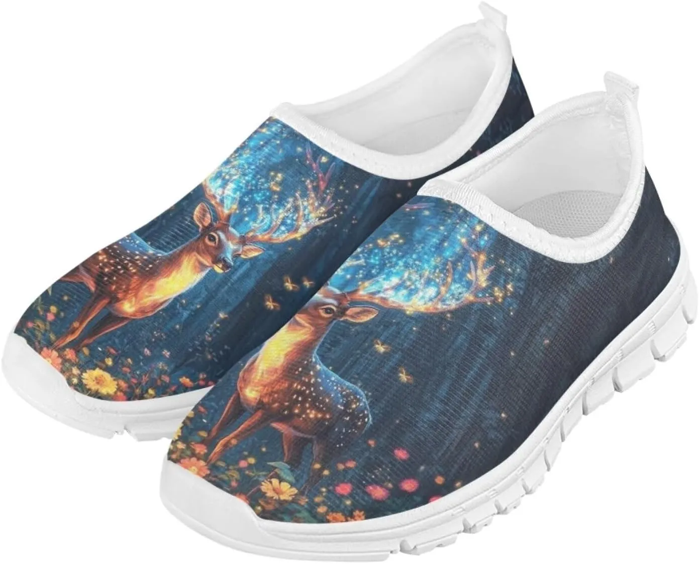 Girls Slip On Shoes Cute Sneakers Casual Kids Running Tennis Shoes