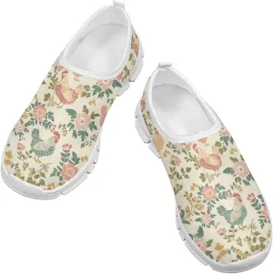 Girls Slip On Shoes Cute Sneakers Casual Kids Running Tennis Shoes