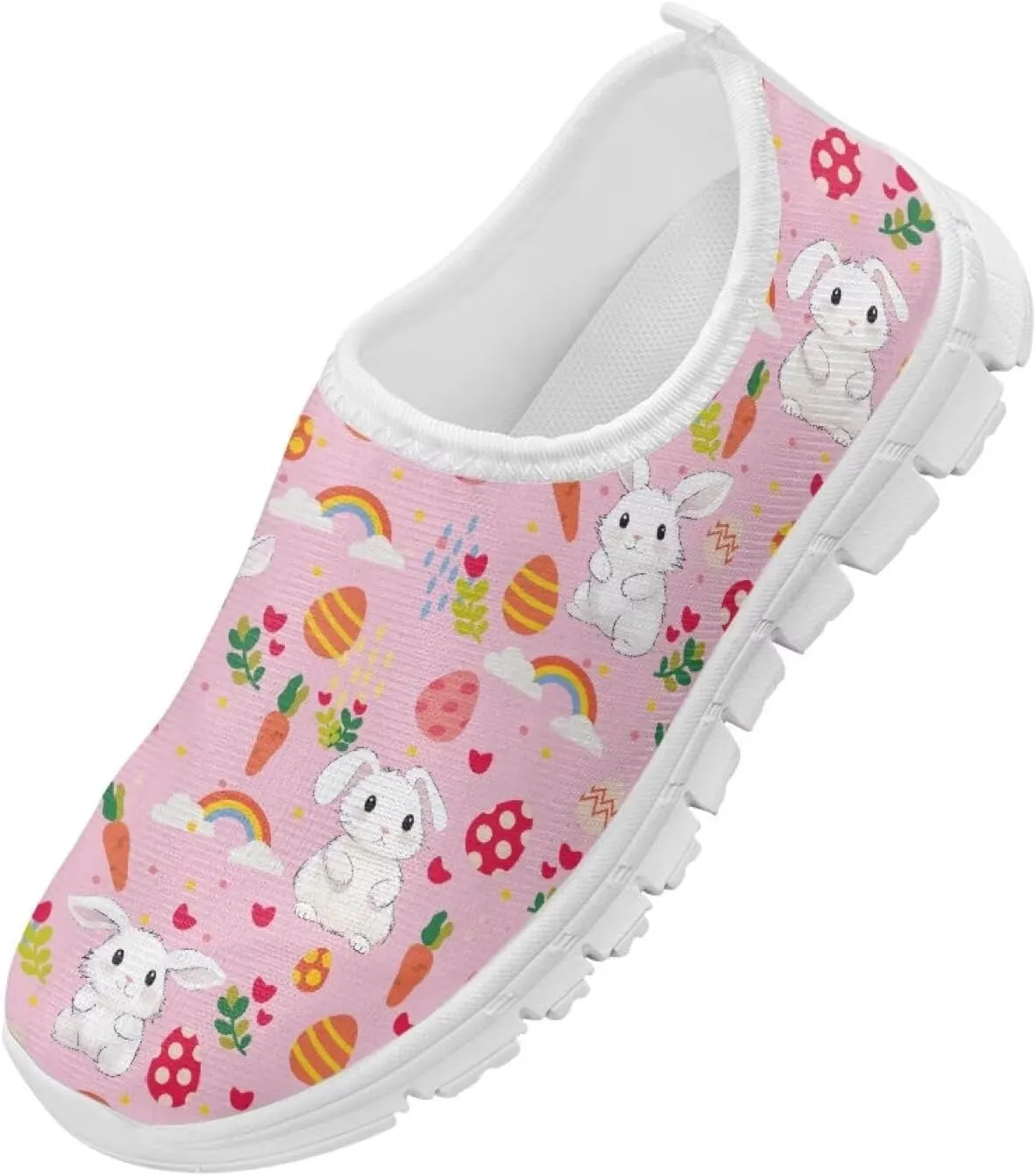 Girls Slip On Shoes Cute Sneakers Kids Tennis Athletic Shoes Footwear