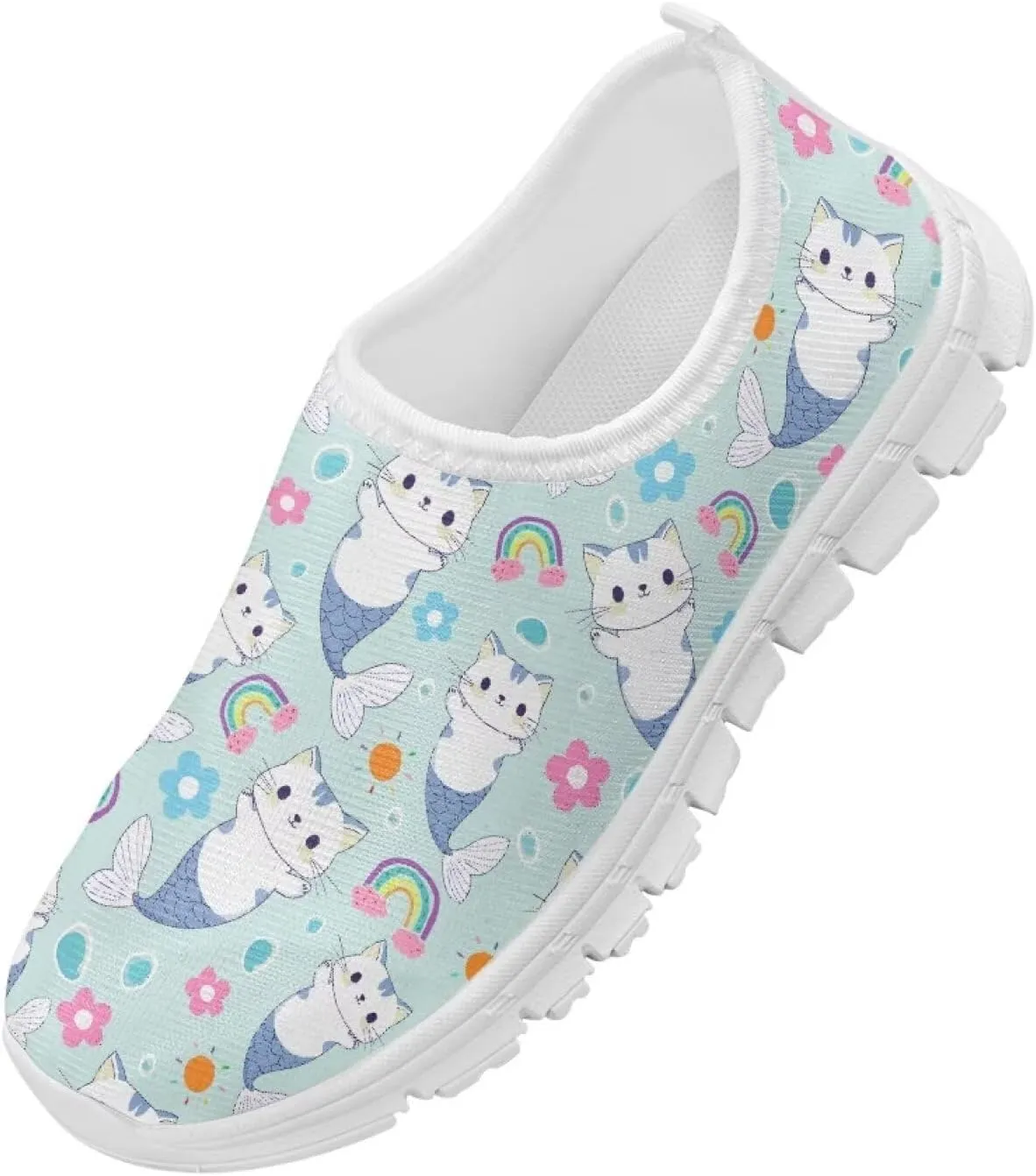 Girls Slip On Shoes Cute Sneakers Kids Tennis Athletic Shoes Footwear