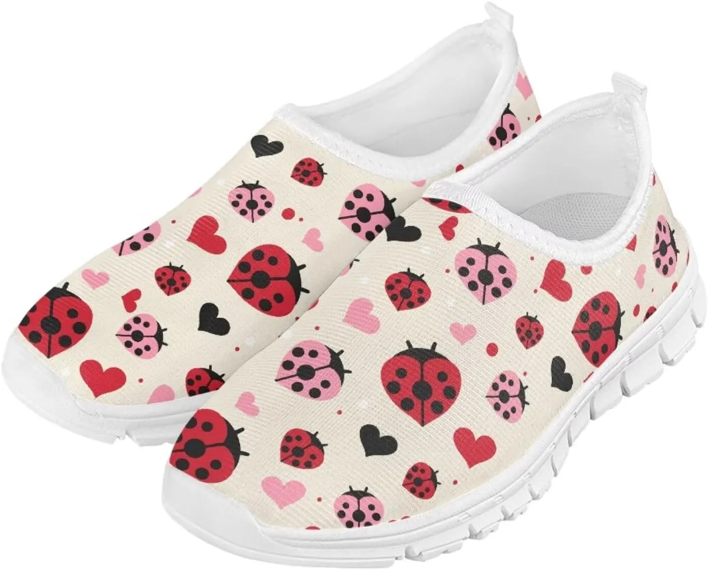 Girls Slip On Shoes Cute Sneakers Kids Tennis Athletic Shoes Footwear