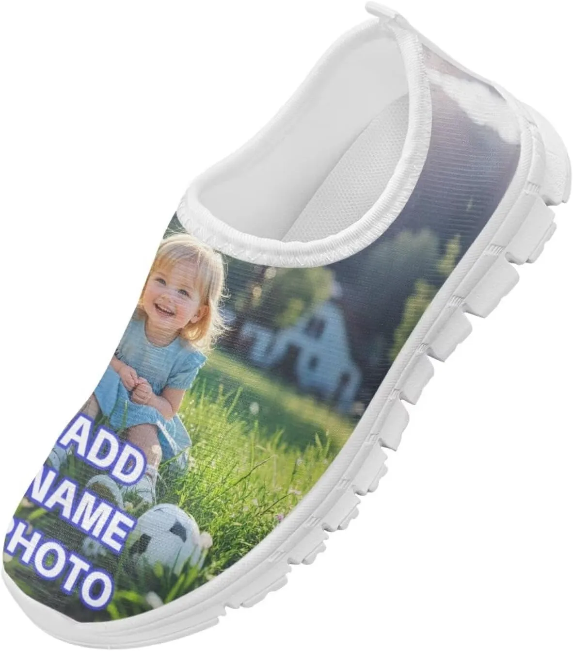 Girls Slip On Sneakers Custom Shoes Personalized Gifts for Kids Boys