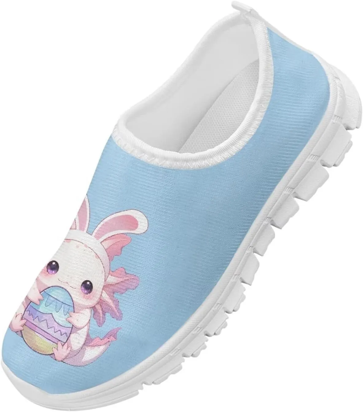 Girls Slip On Sneakers Cute Easter Gifts for Kids Tennis Gym Shoes