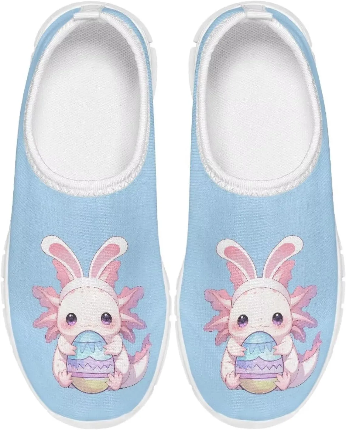 Girls Slip On Sneakers Cute Easter Gifts for Kids Tennis Gym Shoes