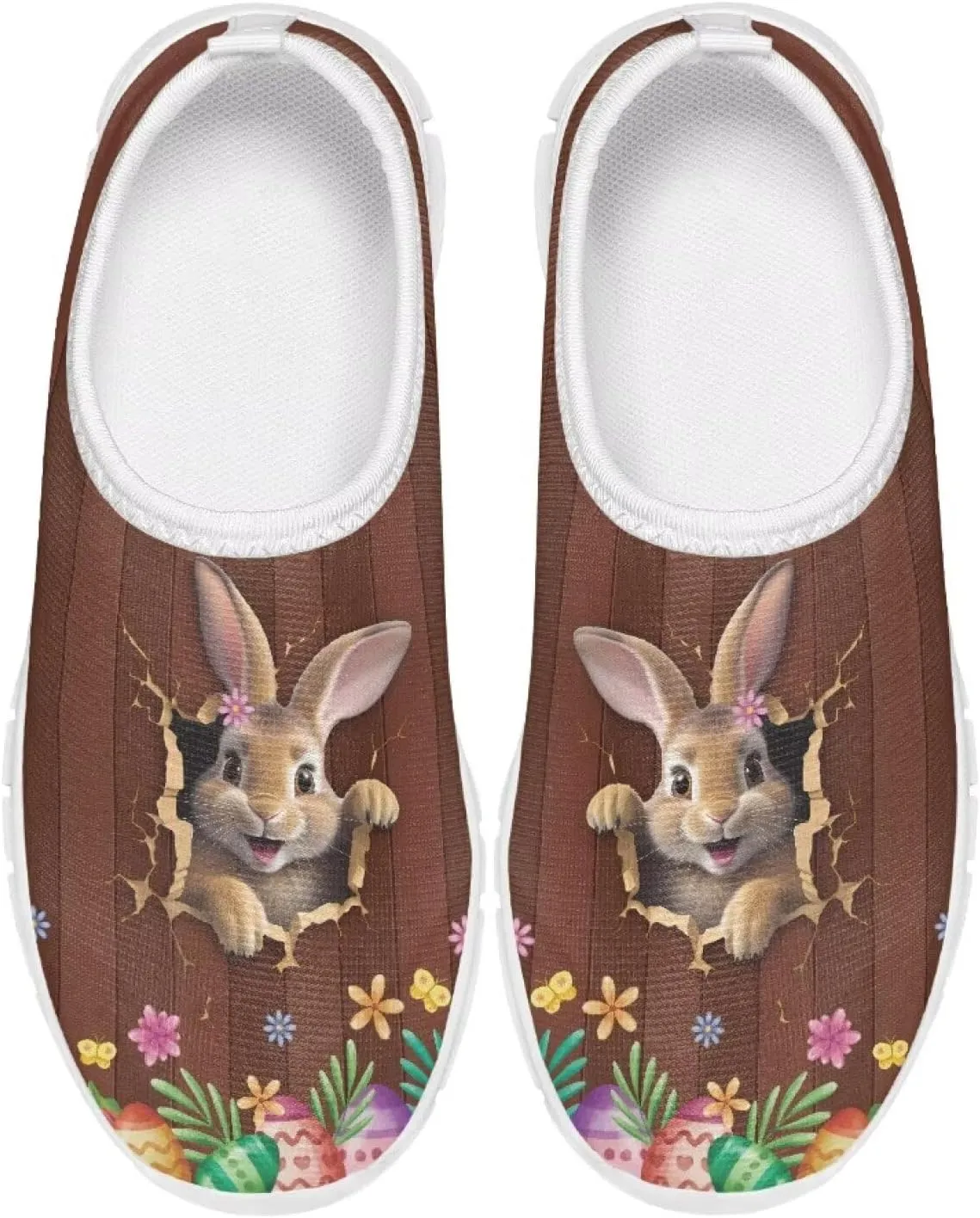 Girls Slip On Sneakers Cute Easter Gifts for Kids Tennis Gym Shoes