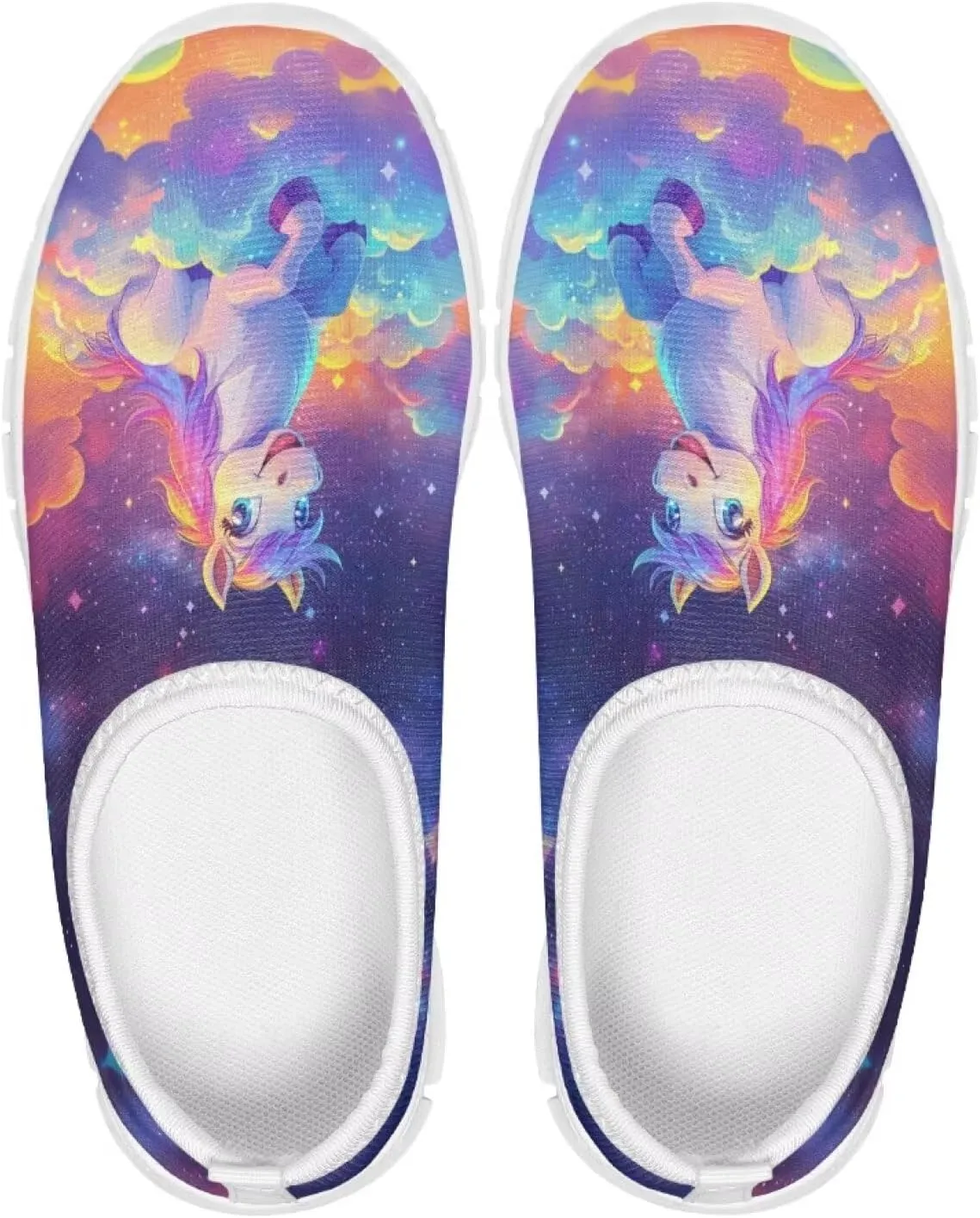 Girls Slip On Sneakers Shoes Animals Themed Kids Tennis Running Shoes