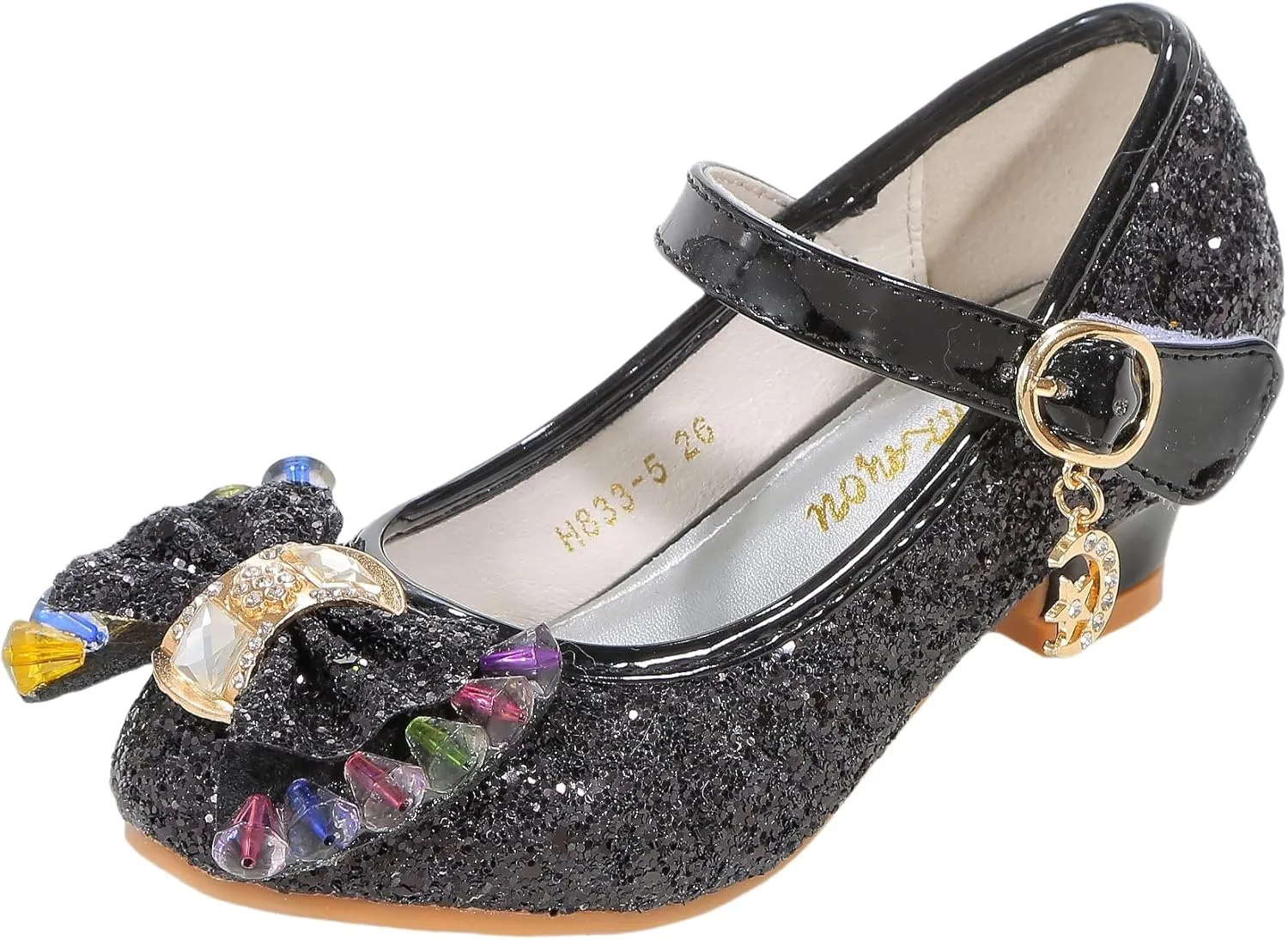High Heels for Kids Princess Shoes Flats Wedding Party for Girls Toddler Little Kid