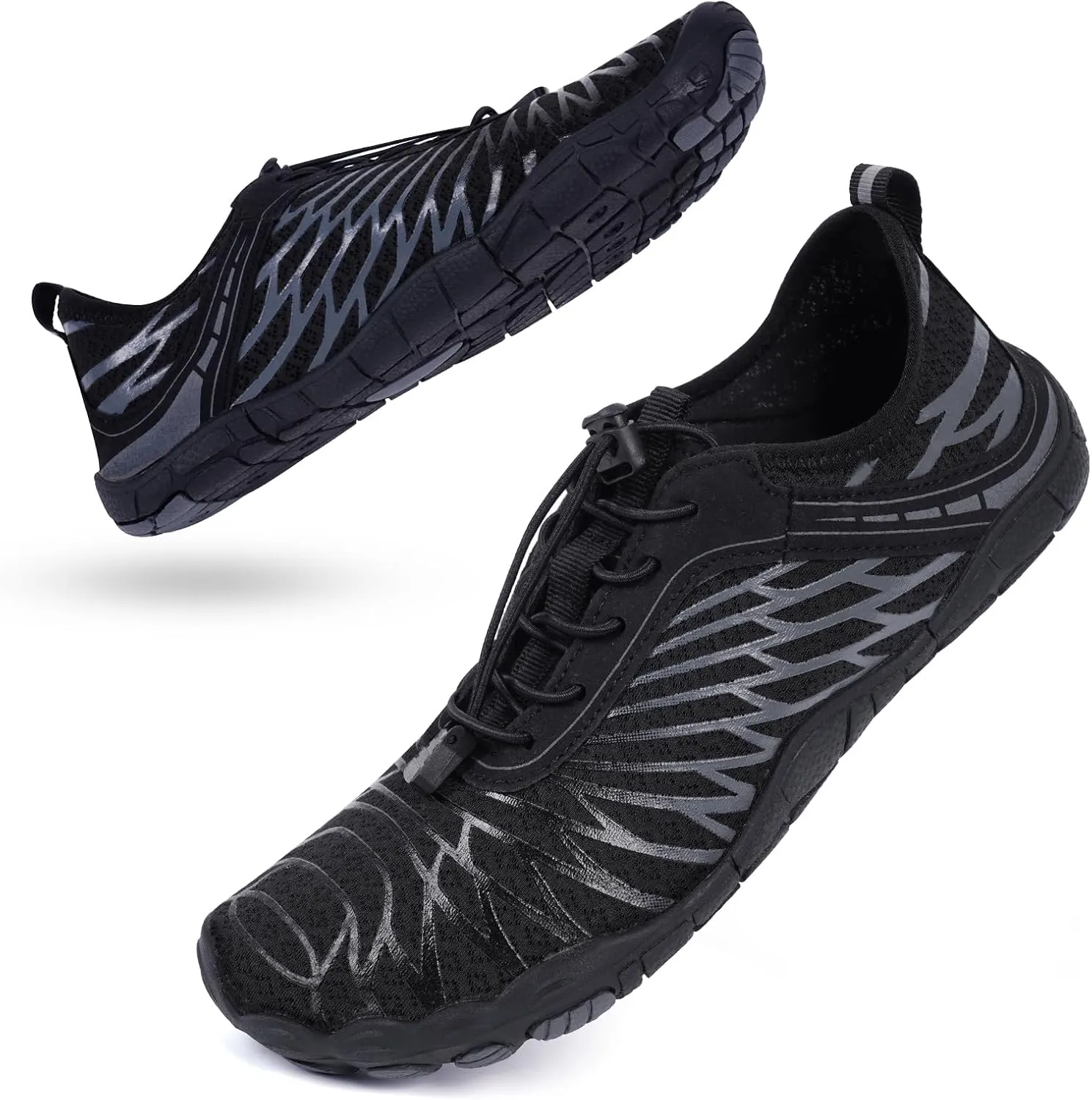 Hike Barefoot Shoes Womens Mens Water Shoes, Hiking Footwear Healthy Barefoot Shoes Women Men, Wide Toe Box Non-Slip Outdoor Sports Zero Drop Shoes