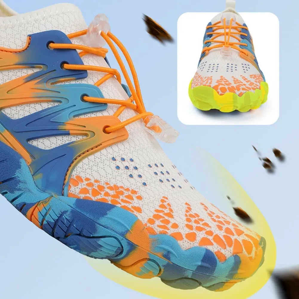 Hike Barefoot Shoes Womens Mens Water Shoes, Hiking Footwear Healthy Barefoot Shoes Women Men, Wide Toe Box Non-Slip Outdoor Sports Zero Drop Shoes