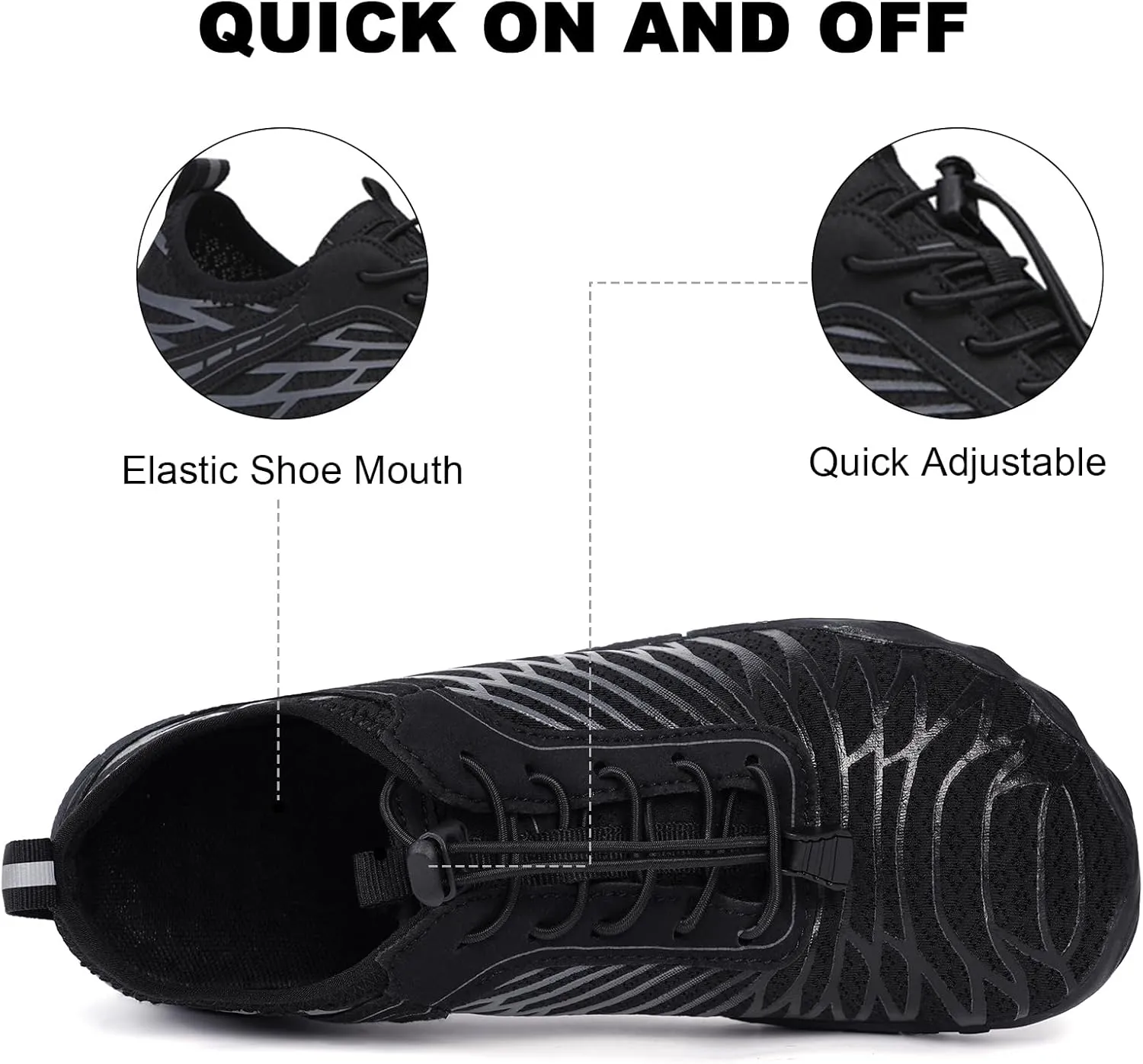 Hike Barefoot Shoes Womens Mens Water Shoes, Hiking Footwear Healthy Barefoot Shoes Women Men, Wide Toe Box Non-Slip Outdoor Sports Zero Drop Shoes