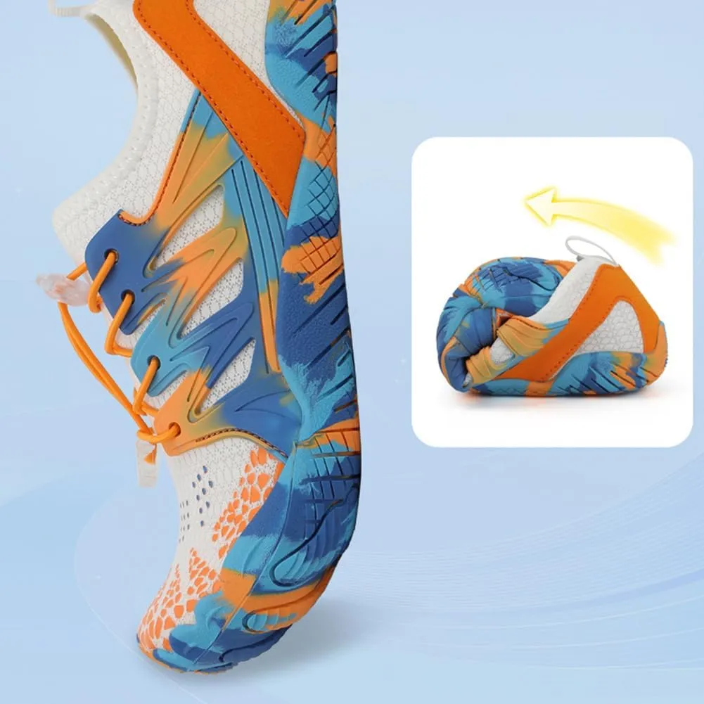 Hike Barefoot Shoes Womens Mens Water Shoes, Hiking Footwear Healthy Barefoot Shoes Women Men, Wide Toe Box Non-Slip Outdoor Sports Zero Drop Shoes