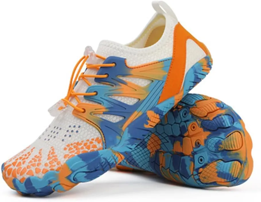 Hike Barefoot Shoes Womens Mens Water Shoes, Hiking Footwear Healthy Barefoot Shoes Women Men, Wide Toe Box Non-Slip Outdoor Sports Zero Drop Shoes
