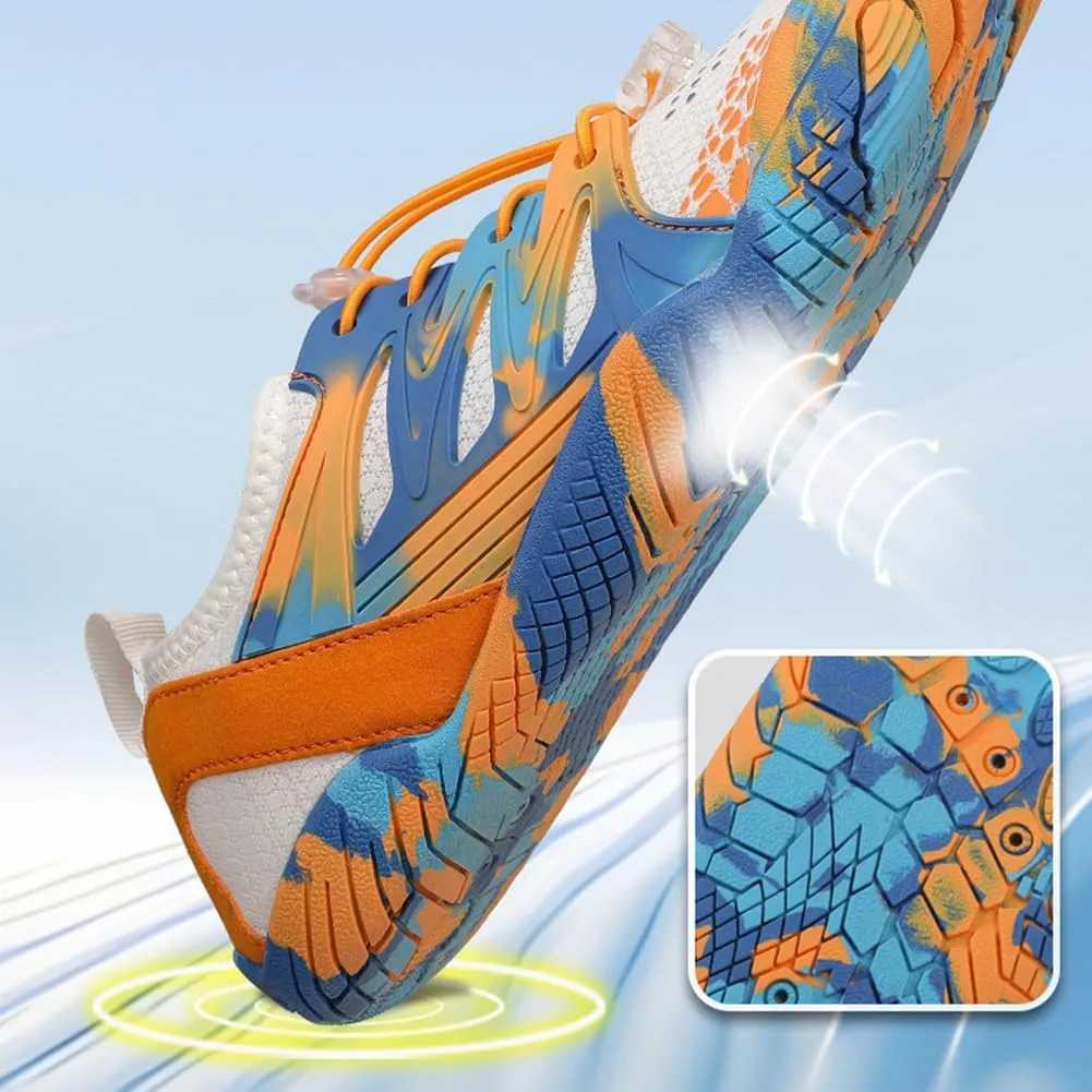 Hike Barefoot Shoes Womens Mens Water Shoes, Hiking Footwear Healthy Barefoot Shoes Women Men, Wide Toe Box Non-Slip Outdoor Sports Zero Drop Shoes