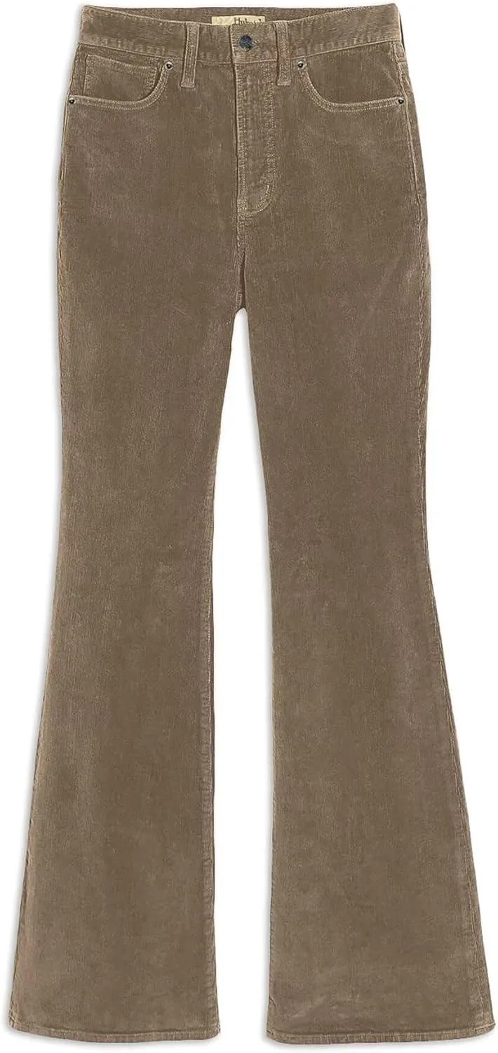 Hybrid & Company Super Comfy Stretch Women 5 Pockets Corduroy Boot Cut Pants