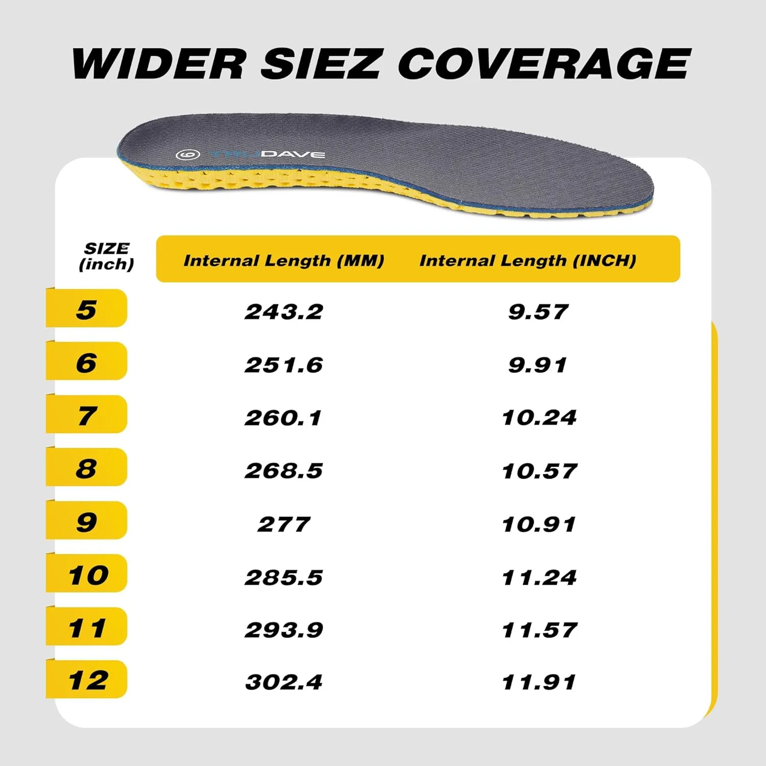 Insoles for Shoes and Work Boots Memory Foam Insoles for Men and Women Shock Absorbing Breathable Replacement Insoles for Running Sports Shoes