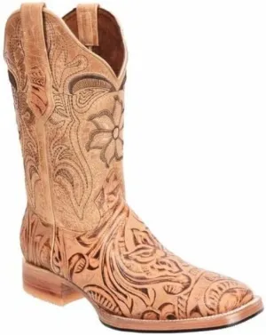 Joe Boots Men's Western Boots: Square Toe Cowboy & Rodeo Boots in Genuine Leather 569
