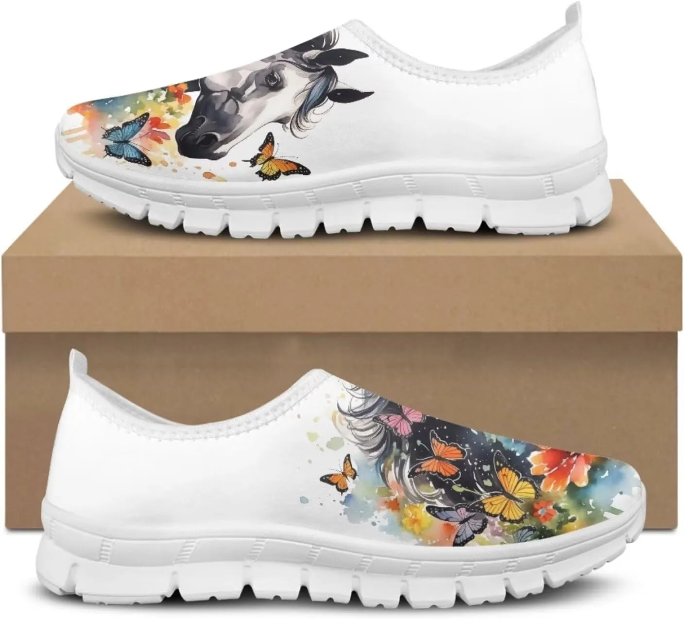 JoyLamoria Love Shoes Unisex Slip On Low Top Fashion Sneakers Comfortable Walking Flats Loafer&Travel Shoes