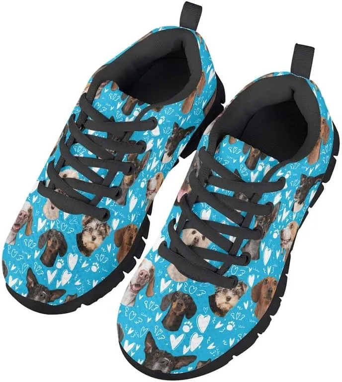 Judtueit Butterfly Lace Up Sports Shoes, Lightweight & Breathable Air Shoe, Jogger Sneakers(Toddler/Little Kid/Big Kid)
