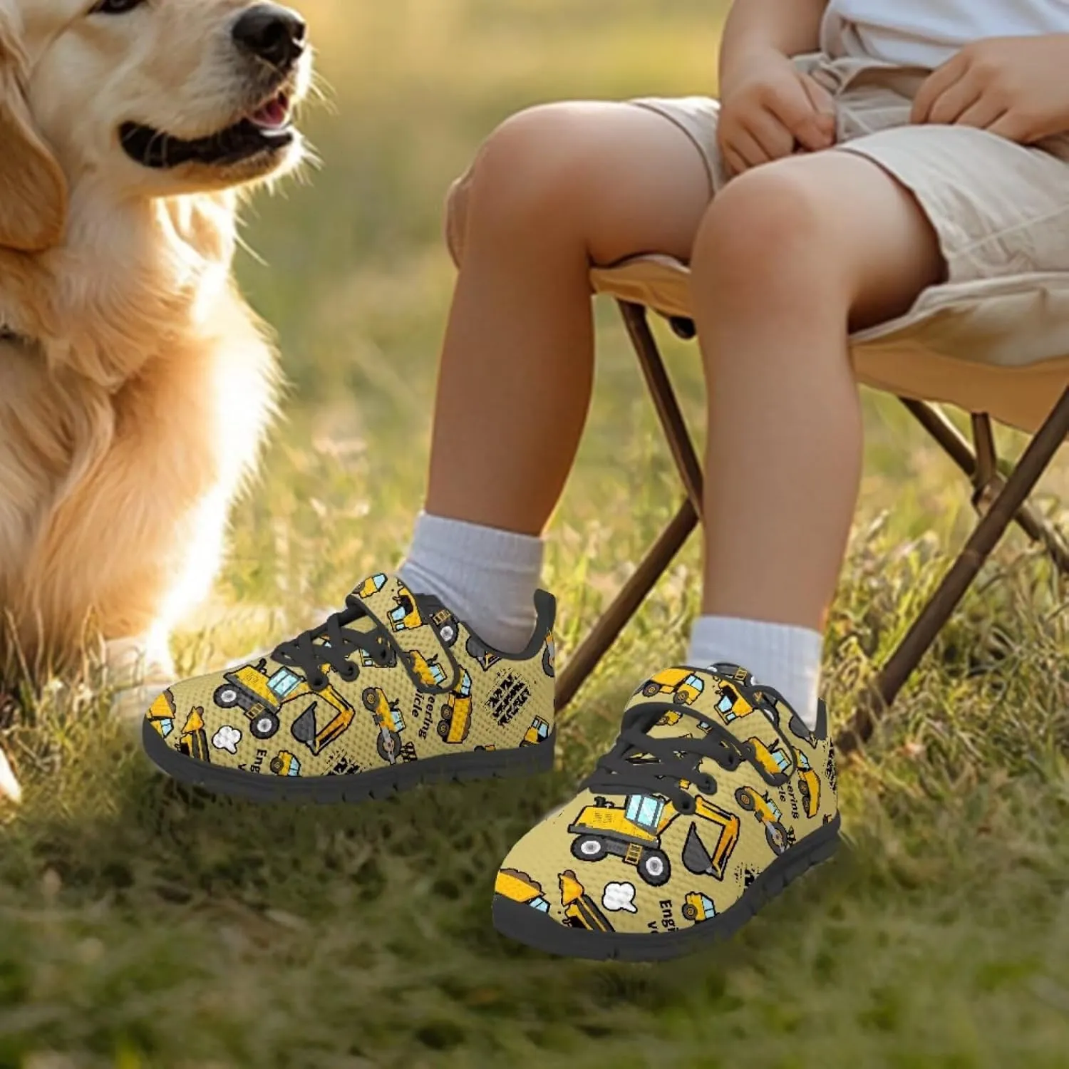 Kids Shoes for Boys Breathable Lightweight Single Buckle Sneakers Low Top Mesh Athletic Casual Shoes