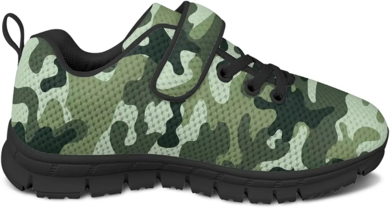 Kids Strap Sneakers Non-Slip School Loafers Shoes Sports Running Walking Shoes Casual Wide Barefoot Shoes