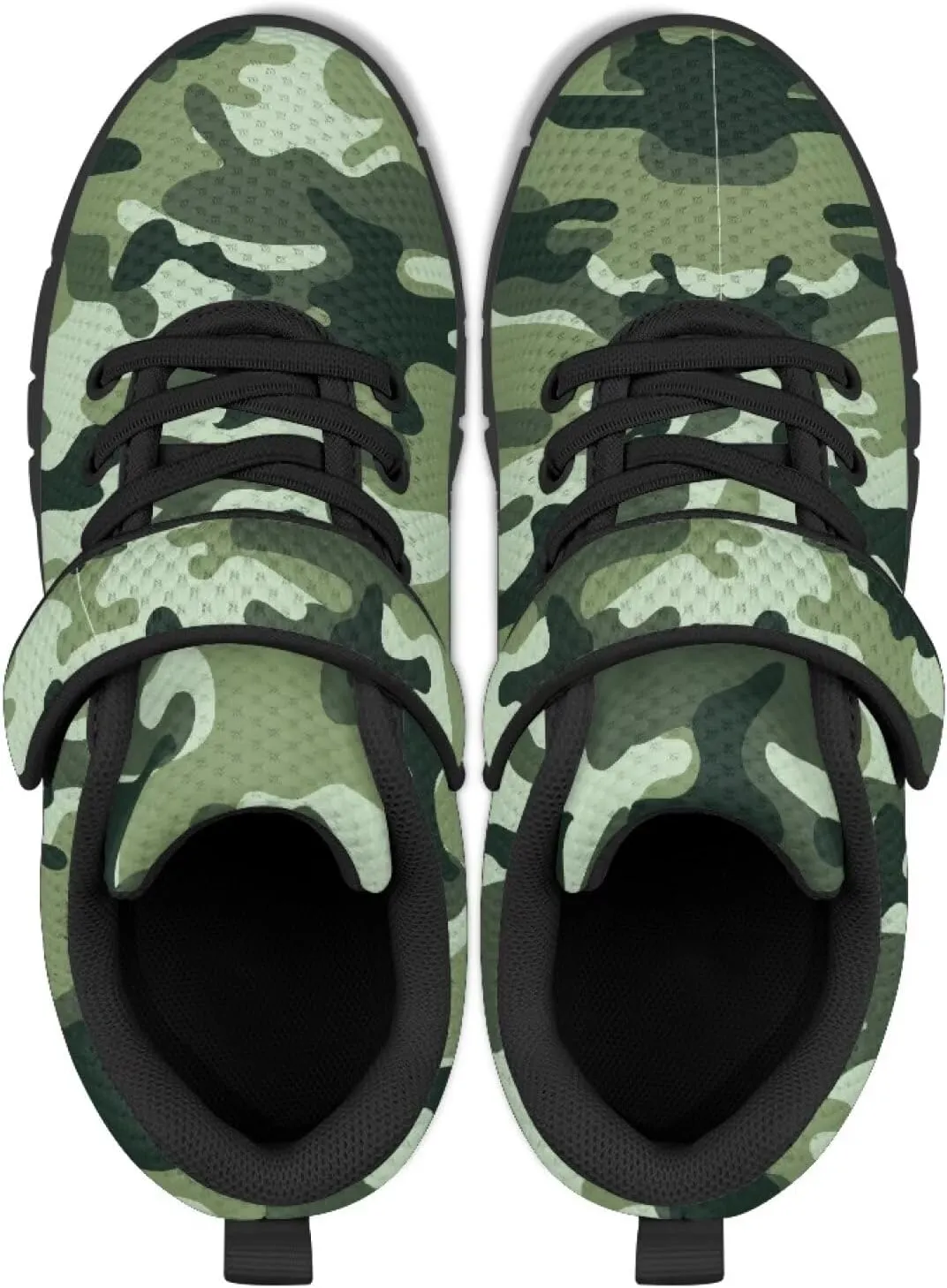Kids Strap Sneakers Non-Slip School Loafers Shoes Sports Running Walking Shoes Casual Wide Barefoot Shoes