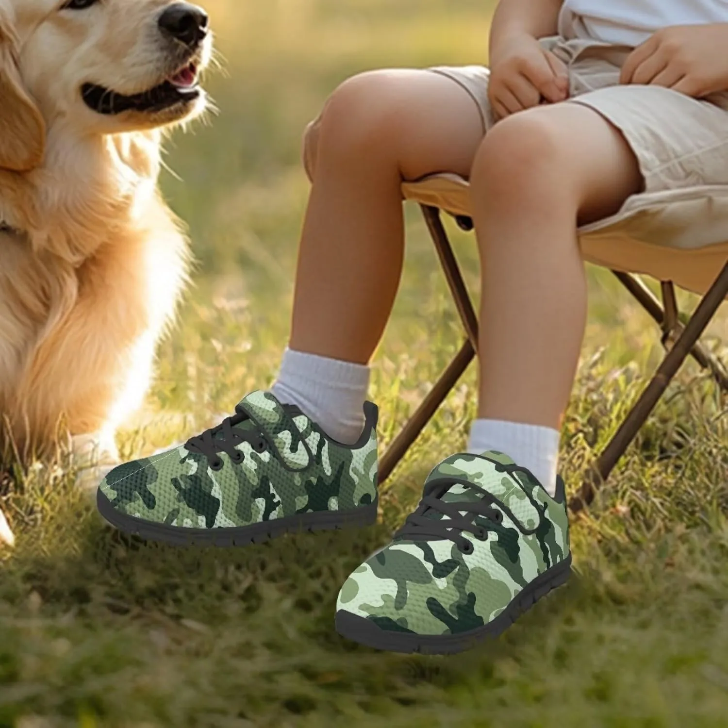 Kids Strap Sneakers Non-Slip School Loafers Shoes Sports Running Walking Shoes Casual Wide Barefoot Shoes