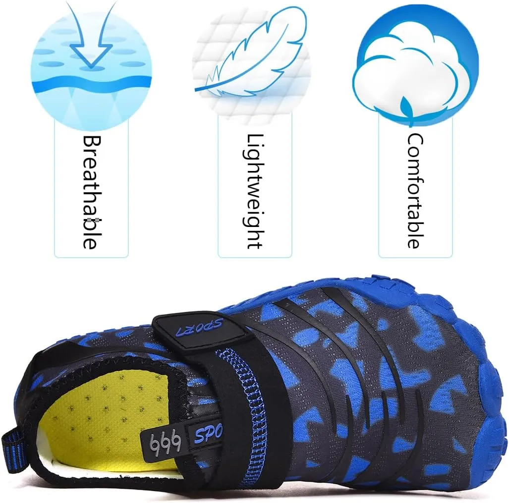 Kids Water Shoes Quick Dry Barefoot Aqua Sport Shoes Boys Girls Lightweight Sneakers Beach Swim Pool Shoes