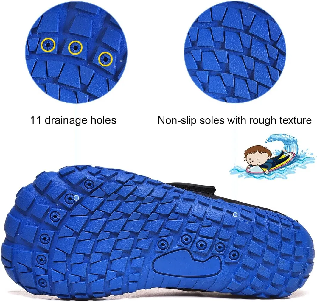 Kids Water Shoes Quick Dry Barefoot Aqua Sport Shoes Boys Girls Lightweight Sneakers Beach Swim Pool Shoes