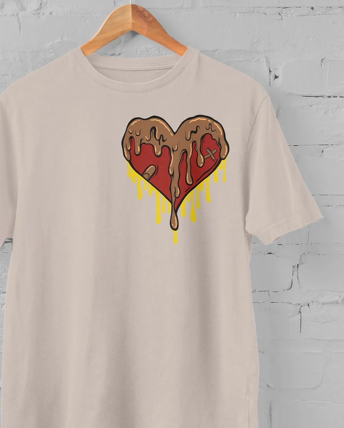 Max 1 Big Head Origins Shirt, Dripping Heart, Shirts Match Sneakers 2D Sand Sneaker T-Shirt Tee