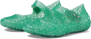 Melissa Mini Campana Papel Flats for Babies, Toddlers - Comfortable & Cute Close-Toe Jelly Flat Shoes with Mary-Jane Strap & Interwoven Cut-Out Design