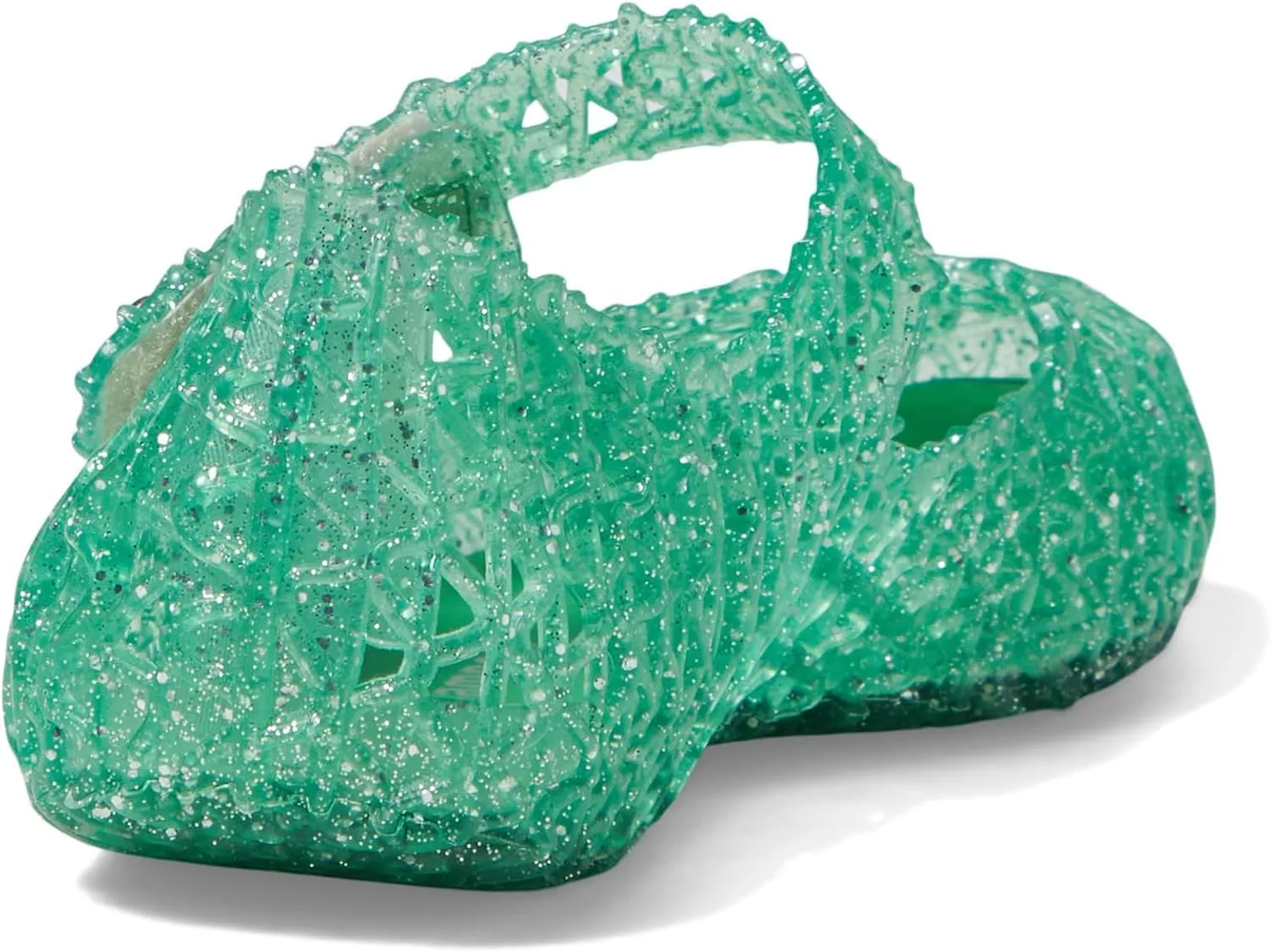 Melissa Mini Campana Papel Flats for Babies, Toddlers - Comfortable & Cute Close-Toe Jelly Flat Shoes with Mary-Jane Strap & Interwoven Cut-Out Design