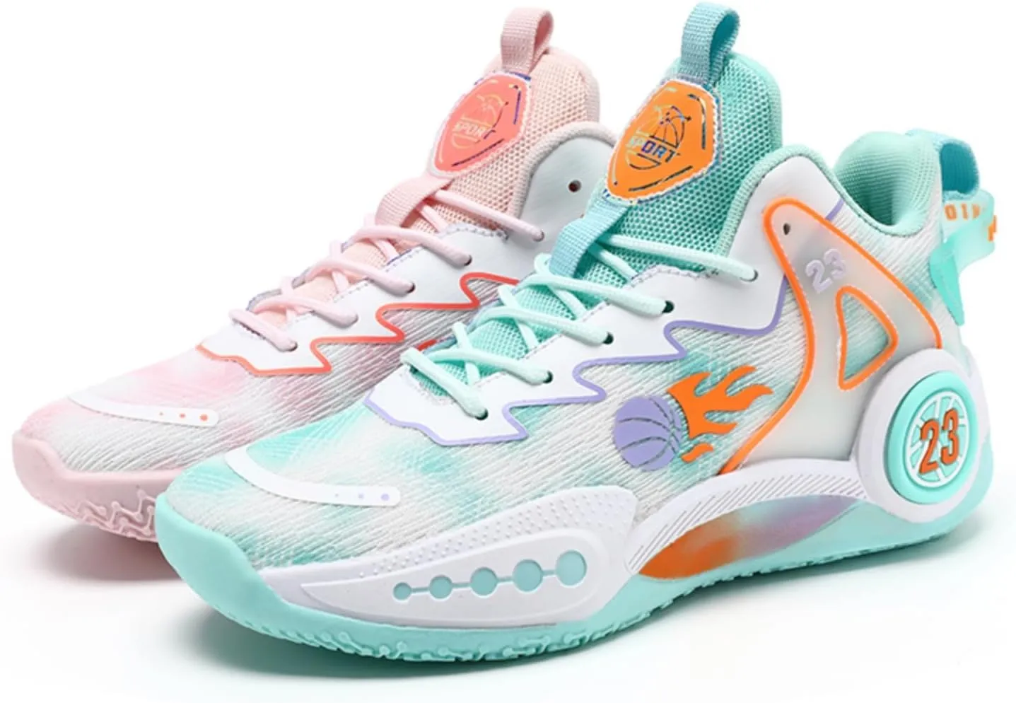 Mens Breathable High Top Chinese Design Basketball Shoes Fashion Graffiti Non-Slip Walking Running Tennis Training Volleyball Sneakers