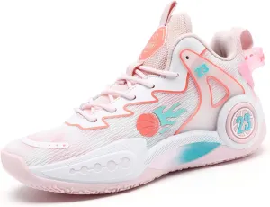 Mens Breathable High Top Chinese Design Basketball Shoes Fashion Graffiti Non-Slip Walking Running Tennis Training Volleyball Sneakers