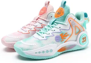 Mens Breathable High Top Chinese Design Basketball Shoes Fashion Graffiti Non-Slip Walking Running Tennis Training Volleyball Sneakers