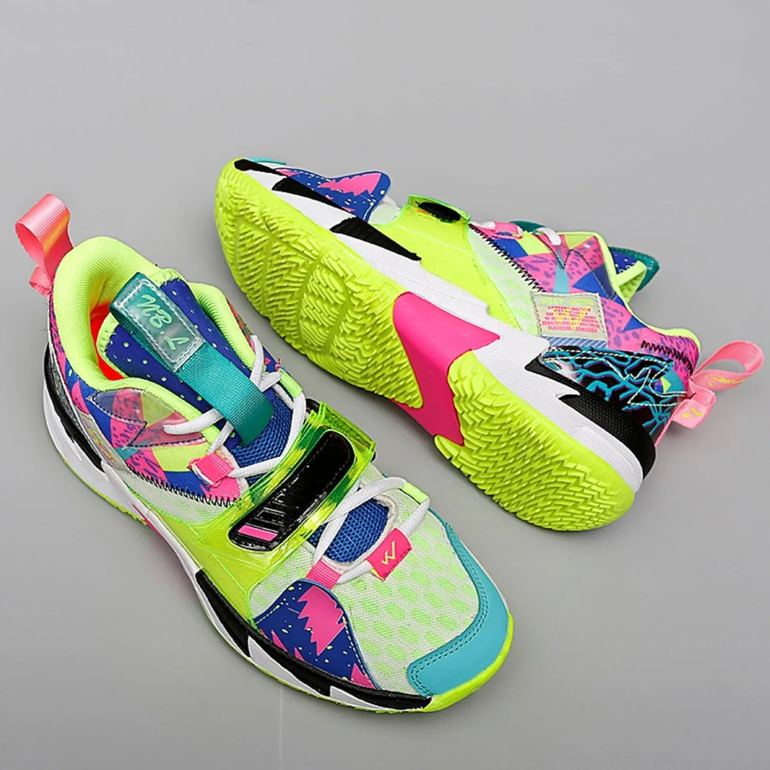 Mens Breathable Mesh Lace Up Basketball Shoes Fashion High Top Lightweight Non Slip Chunky Sport Sneakers for Walking Running Tennis Volleyball