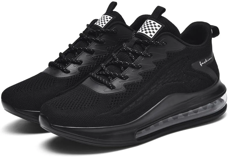 Mens Breathable Mesh Work Non Slip Shoes for Men Lightweight Gym Shoes for Shock Absorbing Sneakers Running Air Cushion Sport Walking