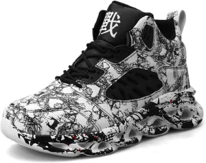 Men's Fashionable Sneakers with Unique Patterns. Comfortable and Versatile, Suitable for Running, Training, and Daily wear.