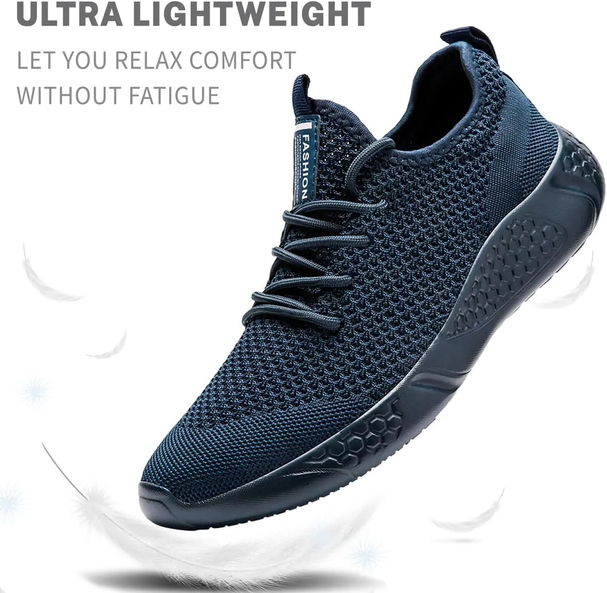 Men's Running Shoes Slip On Walking Comfortable Tennis Breathable Non Slip Athletic Gym Workout Cross Training Fashion Sneakers