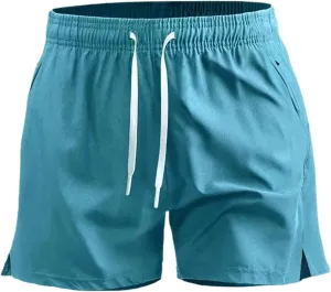 Men's Sport Workout Shorts Quick Dry Athletic Shorts Lightweight Running Shorts with Pockets Gym Beach Pants