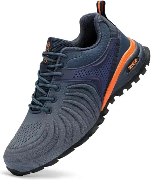 Men's Steel Toe Shoes Composite Safety Sneakers Work Casual Fashion Shoes Comfortable Puncture Proof Indestructible